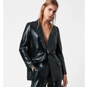All Saints sequin Leanna Blazer